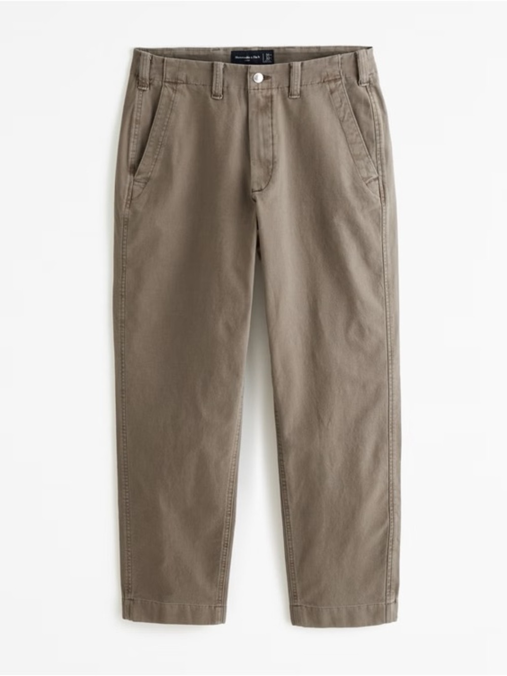 Abercrombie Men’s Loose Baggy Fit Pants Brown Chino Size 32